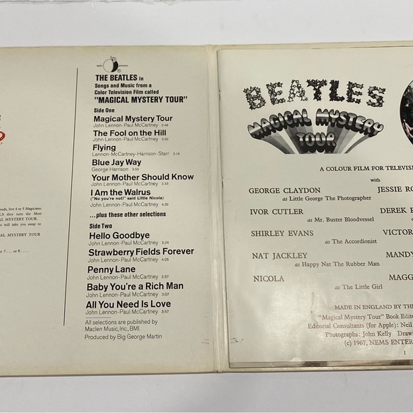 The Beatles Magic Mystery Tour- Sgt Lonely Hearts Club Vinyl - Picture 3 of 5